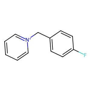 1-((4-Fluorophenyl)methyl)pyridinium structure