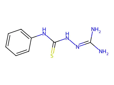 2-(Diaminomethylidene)-N-phenylhydrazine-1-carbothioamide structure