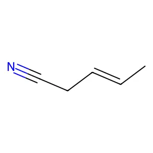 3-戊烯腈 structure