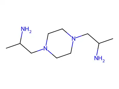 (2S)-2-[4-[(2R)-1-aminopropan-2-yl]piperazin-1-yl]propan-1-amine structure