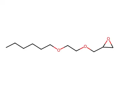 2-Hexyloxy-1-(oxiran-2-ylmethoxy)ethane structure