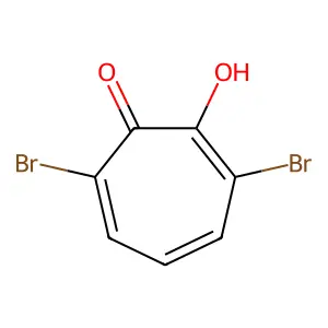 3,7-Dibromotropolone structure