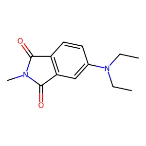 5-(Diethylamino)-2-methylisoindole-1,3-dione structure
