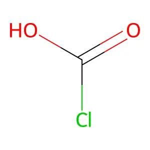 氯甲酸 structure