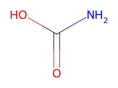 胺甲酸 structure