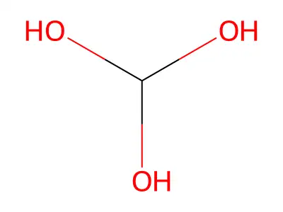 原甲酸 structure