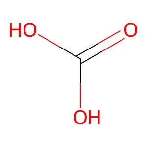 碳酸 structure
