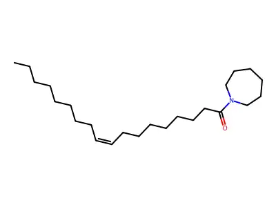 (Z)-1-(azepan-1-yl)octadec-9-en-1-one structure