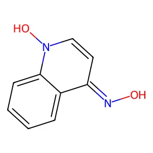 4-(羟氨基)喹啉-N-氧化物 structure