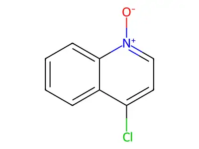 Quinoline, 4-chloro-, 1-oxide structure