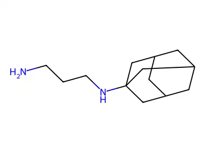 3-Adamantylaminopropylamine structure