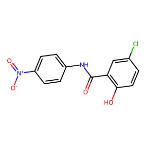 5-Chloro-2-hydroxy-N-(4-nitrophenyl)benzamide structure