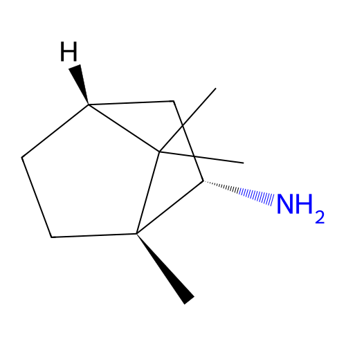 (R)-(+)-Bornylamine structure