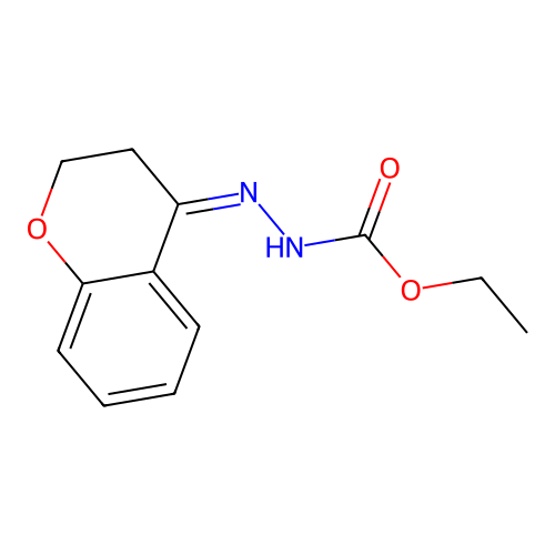 ethyl N-[(Z)-2,3-dihydrochromen-4-ylideneamino]carbamate structure