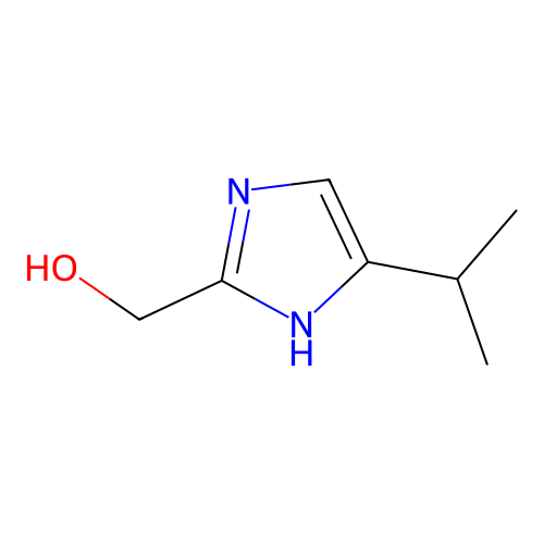 [4-(propan-2-yl)-1H-imidazol-2-yl]methanol structure