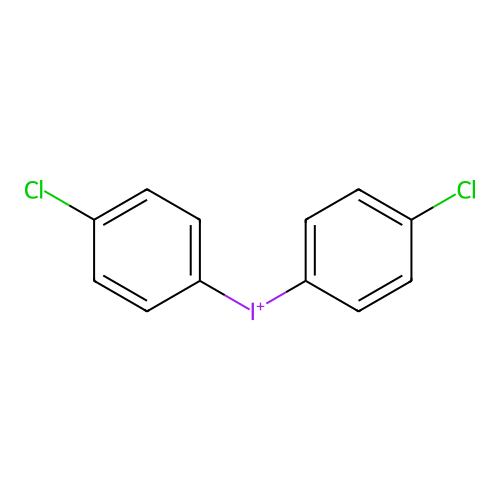 Bis(4-chlorophenyl)iodanium structure