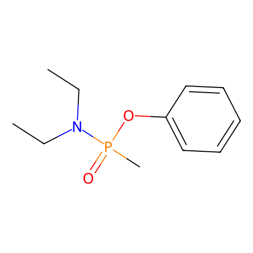 (Diethylamino)methylphenoxyphosphino-1-one structure