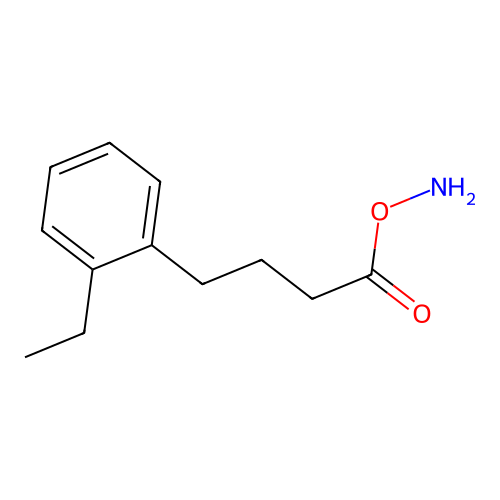Ethyl (1)-alpha-aminobenzenebutyrate structure