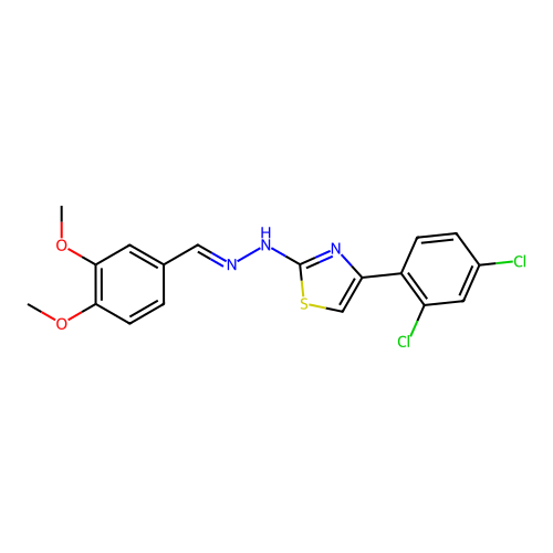 C18H15Cl2N3O2S structure