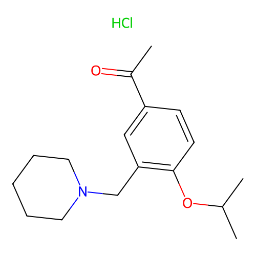 1-(4-Isopropoxy-3-piperidin-1-ylmethyl-phenyl)-ethanone structure
