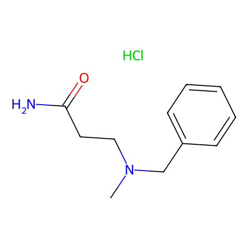3-(Benzyl(methyl)amino)propanamide hydrochloride structure