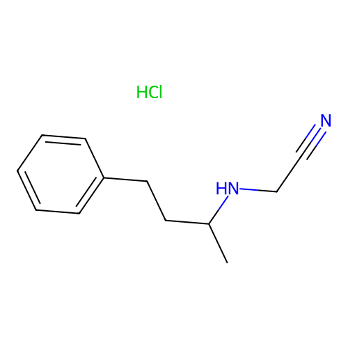 (1-Methyl-3-phenyl-propylamino)-acetonitrile structure