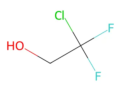 2-Chloro-2,2-difluoroethan-1-ol structure