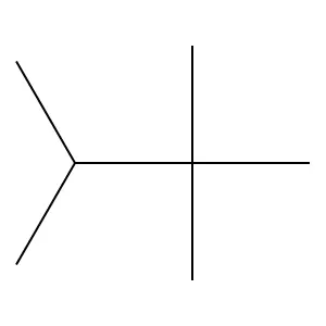 三甲基丁烷 structure