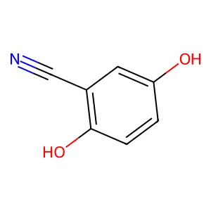 2,5-Dihydroxybenzonitrile structure