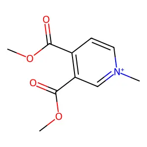 3,4-Bis(methoxycarbonyl)-1-methylpyridinium structure
