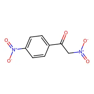 2-Nitro-1-(4-nitrophenyl)ethan-1-one structure
