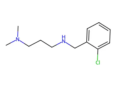 [(2-Chlorophenyl)methyl][3-(dimethylamino)propyl]amine structure