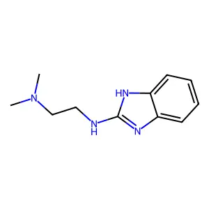 [2-(Benzimidazol-2-ylamino)ethyl]dimethylamine structure