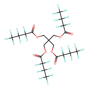 Pentaerythritol tetra(perfluorobutyrate) structure