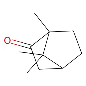 (1S,4R)-1,7,7-trimethylbicyclo[2.2.1]heptan-2-one structure