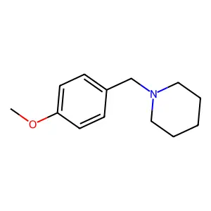 1-[(4-Methoxyphenyl)methyl]piperidine structure