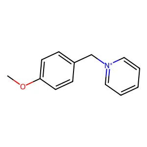 1-[(4-Methoxyphenyl)methyl]pyridin-1-ium structure