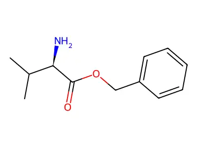 Benzyl 2-amino-3-methylbutanoate structure