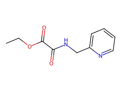 Ethyl 2-oxo-2-(pyridin-2-ylmethylamino)acetate structure