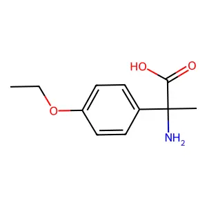 (2S)-2-amino-2-(4-ethoxyphenyl)propanoic acid structure