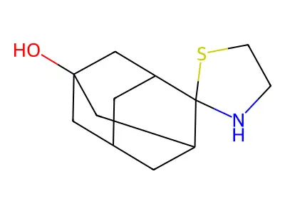 Spiro[1,3-thiazolidine-2,4'-adamantane]-1'-ol structure