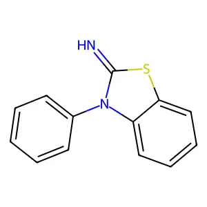 2(3H)-Benzothiazolimine, 3-phenyl- structure