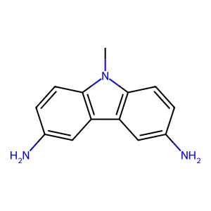 9-Methyl-9H-carbazole-3,6-diamine structure