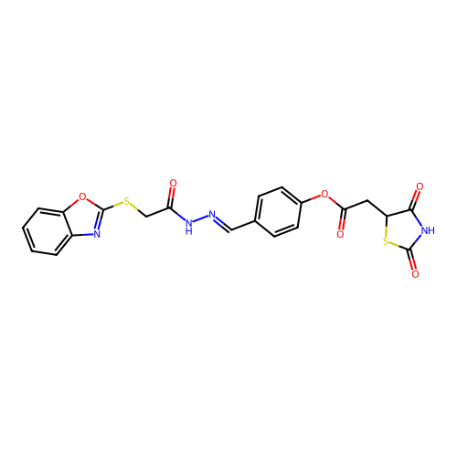 C21H16N4O6S2 structure