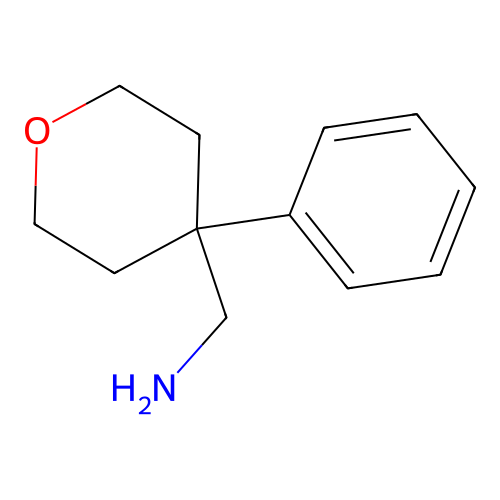 1-(4-Phenyloxan-4-yl)methanamine structure