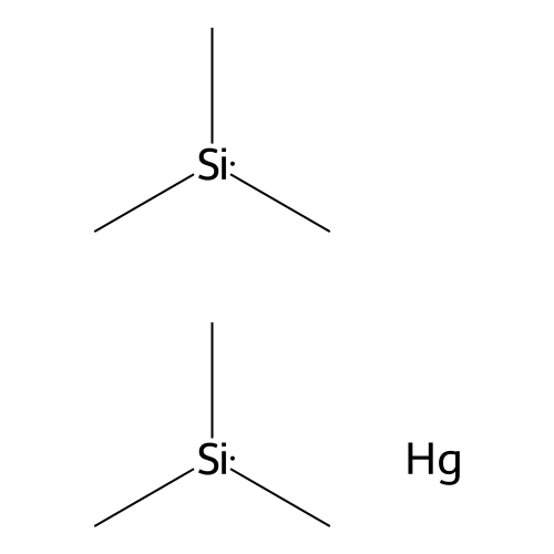 二(三甲基硅基)汞 structure
