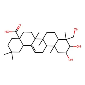 阿江榄仁醇酸 structure