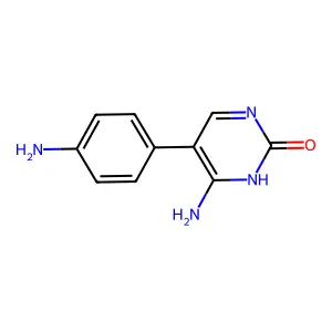 Cytosine, 5-(p-aminophenyl)- structure