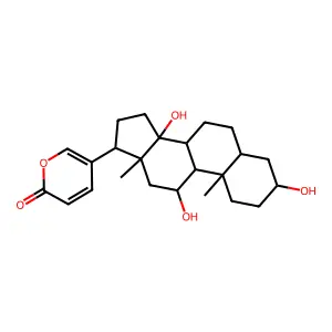 Bufa-20,22-dienolide, 3,11,14-trihydroxy-, (3beta,5beta,11alpha)- structure