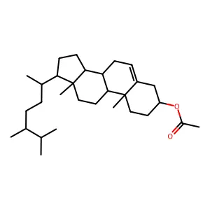 22-Dihydrobrassicasterol acetate structure